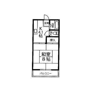 イナモハイツ【3階】の間取り