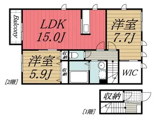 千葉県市原市岩崎1【アパート】の間取り
