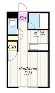 1Rの間取り画像