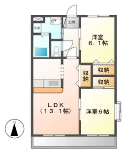 レガーロ【1階】の間取り