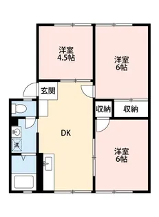 ロイヤルハイツA【1階】の間取り