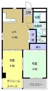 ビラ四季【3階】の間取り