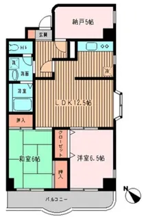 ウィステリア冬木【4階】の間取り