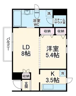 ECO Station HOUSE 並木【3階】の間取り