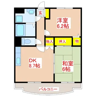 ソラティーオ【1階】の間取り