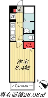 千葉県市川市押切【マンション】の間取り