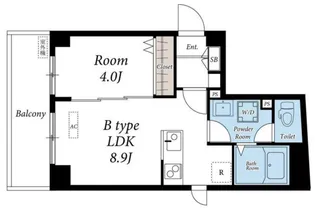 リブリ・ヒルサイド銀杏坂【3階】の間取り