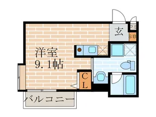SOUTH SQUARE-I【1階】の間取り