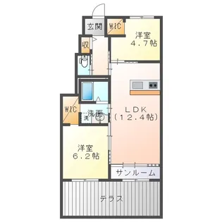 La Luna【1階】の間取り