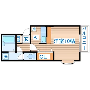 ハレ・ラウレア【2階】の間取り