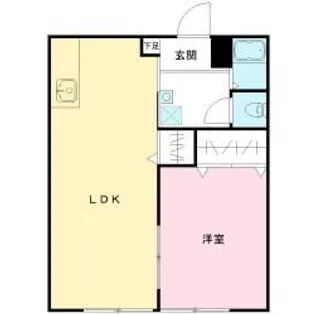 栗ハイツ【1階】の間取り