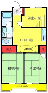ルミナール和希【1階】の間取り