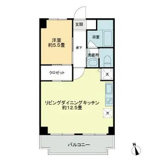 ライオンズマンション調布国領【2階】の間取り