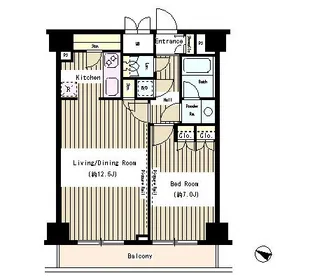 東京都千代田区岩本町2【マンション】の間取り