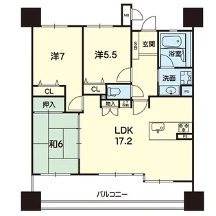 エイルマンション九品寺グランヴェール 1003号【1階】の間取り