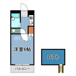 熊本県熊本市中央区島崎1【アパート】の間取り