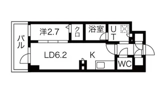 シーズンフラッツ高田馬場リバーサイドサウス【3階】の間取り