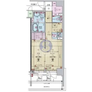 ファーストフィオーレ梅田イースト【5階】の間取り