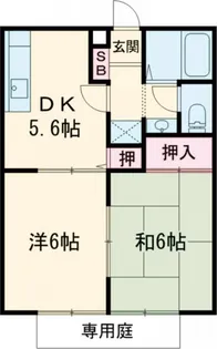 ディアネス【1階】の間取り