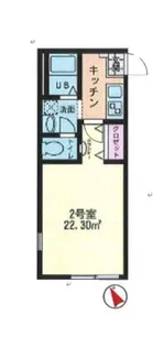 リーヴェルポート横浜浦島II【1階】の間取り