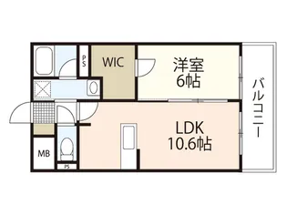ベーネ宇品【1階】の間取り