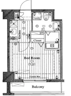 Le-lion Freyer 南砂west【6階】の間取り