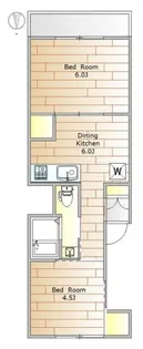 榎本ハイム【2階】の間取り