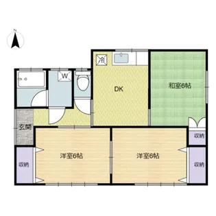 福島県いわき市小名浜住吉字八合【一戸建】の間取り