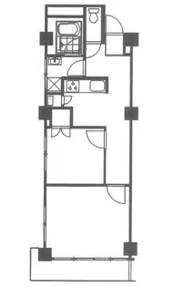 東京都目黒区中根2【マンション】の間取り