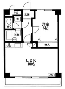 ルミエール馬込【5階】の間取り