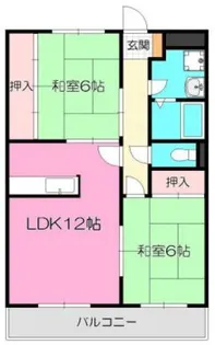ローズヴィラ【2階】の間取り