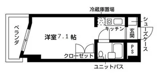 シェルマン則武【8階】の間取り