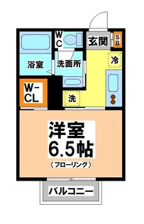 シャンテ武蔵野【1階】の間取り