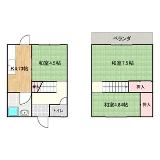 エステート雅の間取り