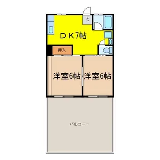 リーエス小山【2階】の間取り
