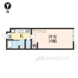 アークリード大津北【1階】の間取り