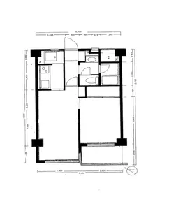 モンドール池上【1階】の間取り