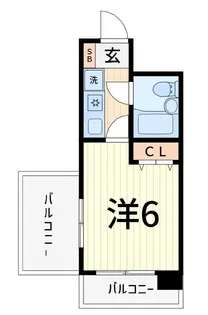 イルヴィアーレ青砥【6階】の間取り