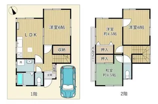 東京都八王子市美山町【一戸建】の間取り