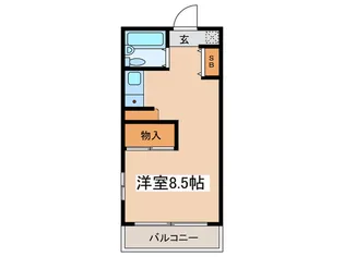 ビラマーサA棟【1階】の間取り