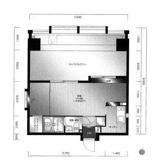 ローズモント・フレア舞鶴【12階】の間取り