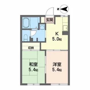 パークサイドセージ【1階】の間取り