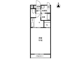 モンターニュ【2階】の間取り