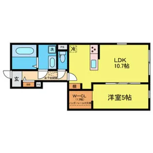 (仮称)向山3丁目計画【1階】の間取り