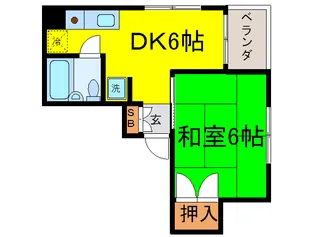 森坂ビル【4階】の間取り