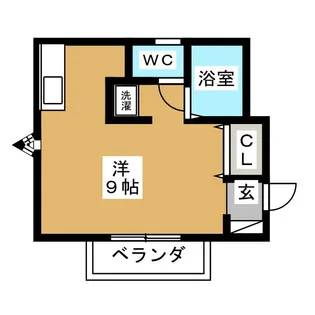 ヒルズ内山【1階】の間取り