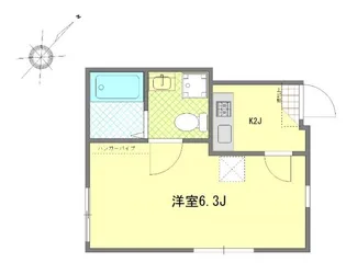 鳩ヶ谷フラッツ【3階】の間取り
