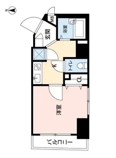 ブライズ後楽園【7階】の間取り