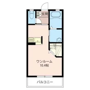 ベルカーサ【3階】の間取り