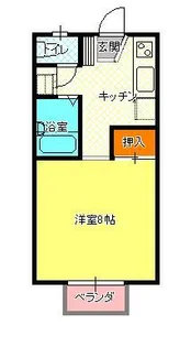 プレジール津島東【1階】の間取り